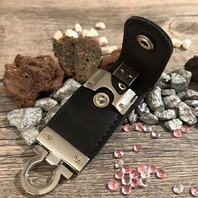 cle usb cuir personnalise